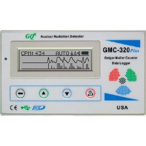 Contador Geiger GQ GMC-320 Plus Digital con Grabador de Datos