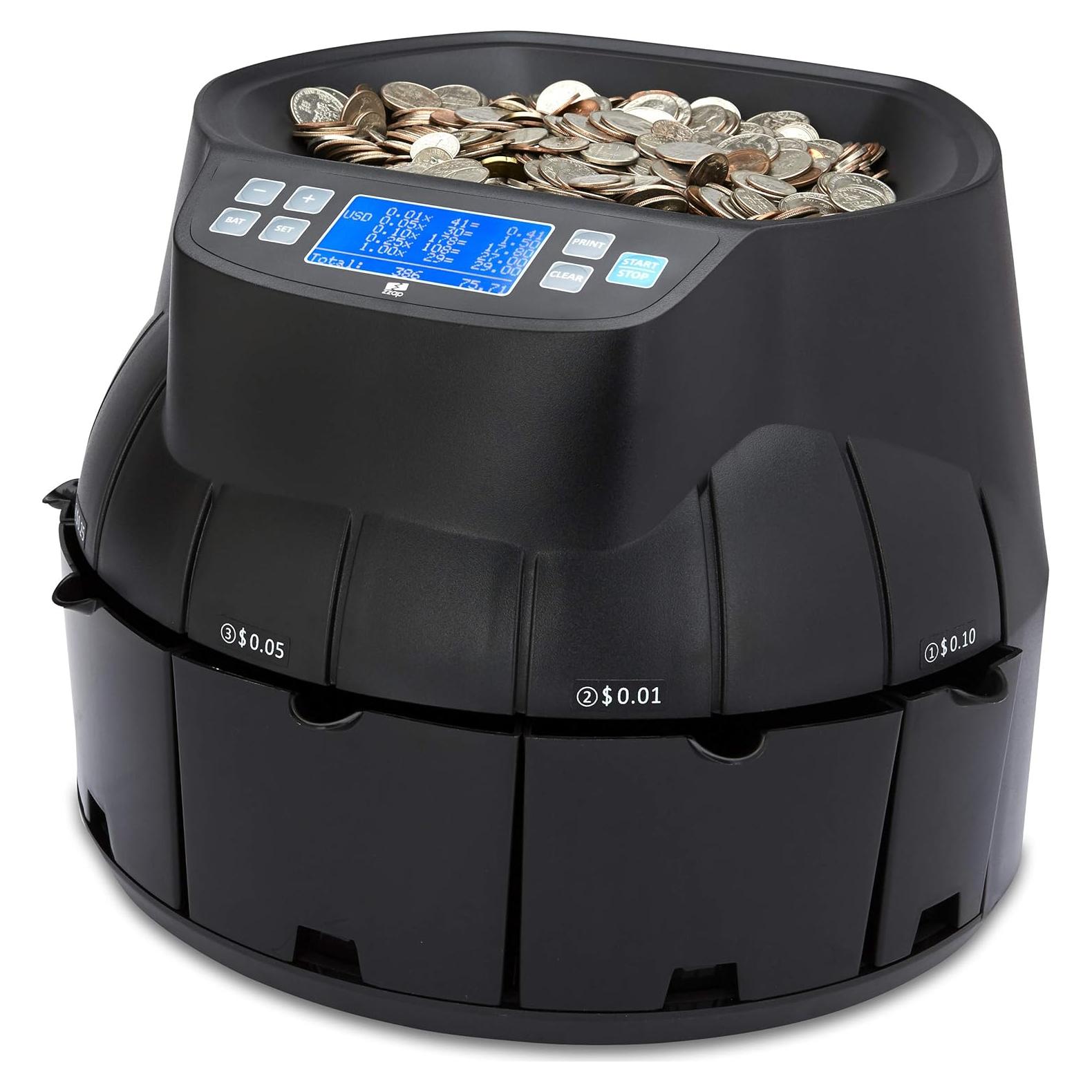Contador y Clasificador de Monedas ZZap CS40 - 2300 monedas/minuto