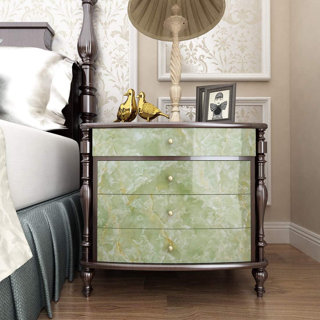 Papel Contact Livelynine Mármoles Verde 0.8 m² Autoadhesivo