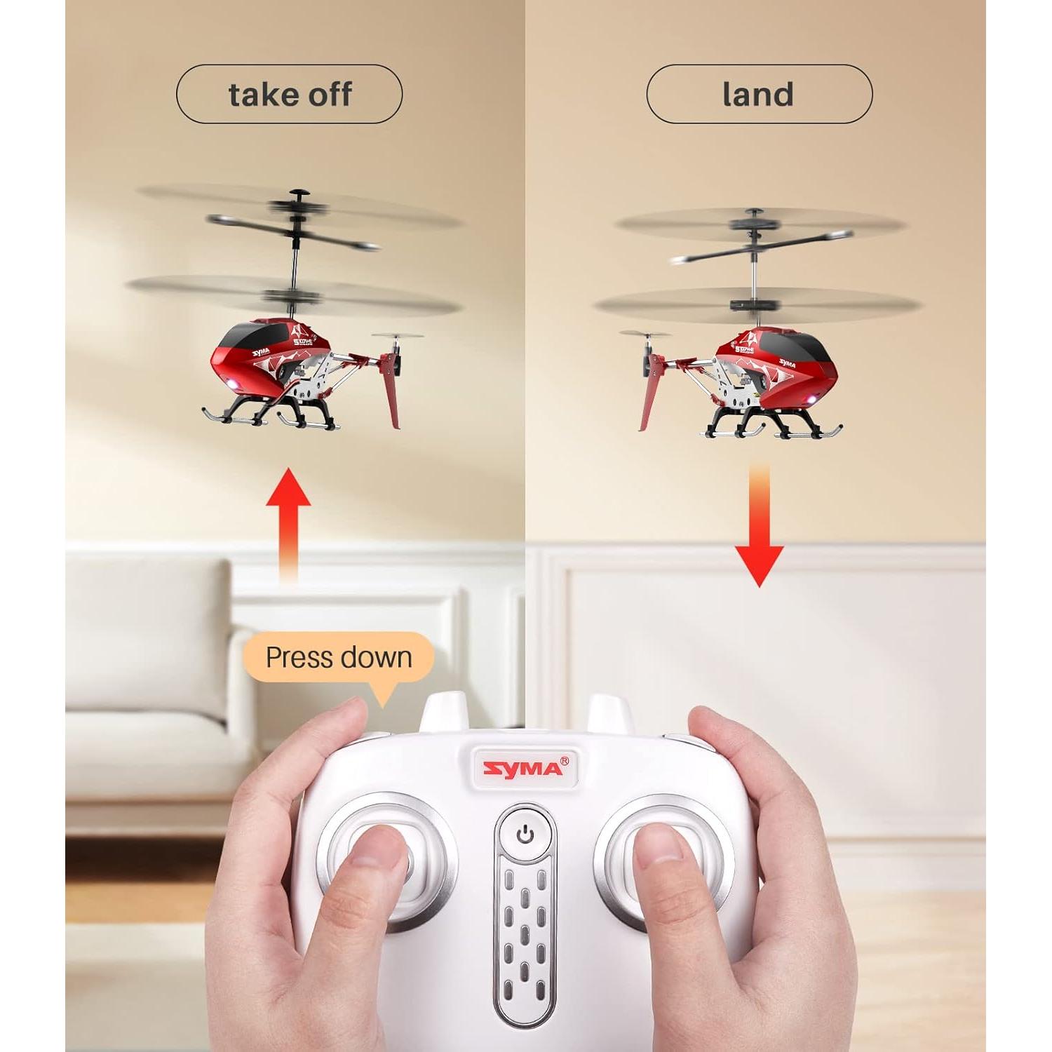 Helicóptero RC SYMA S107H con 2 Baterías y Mantenimiento de Altitud