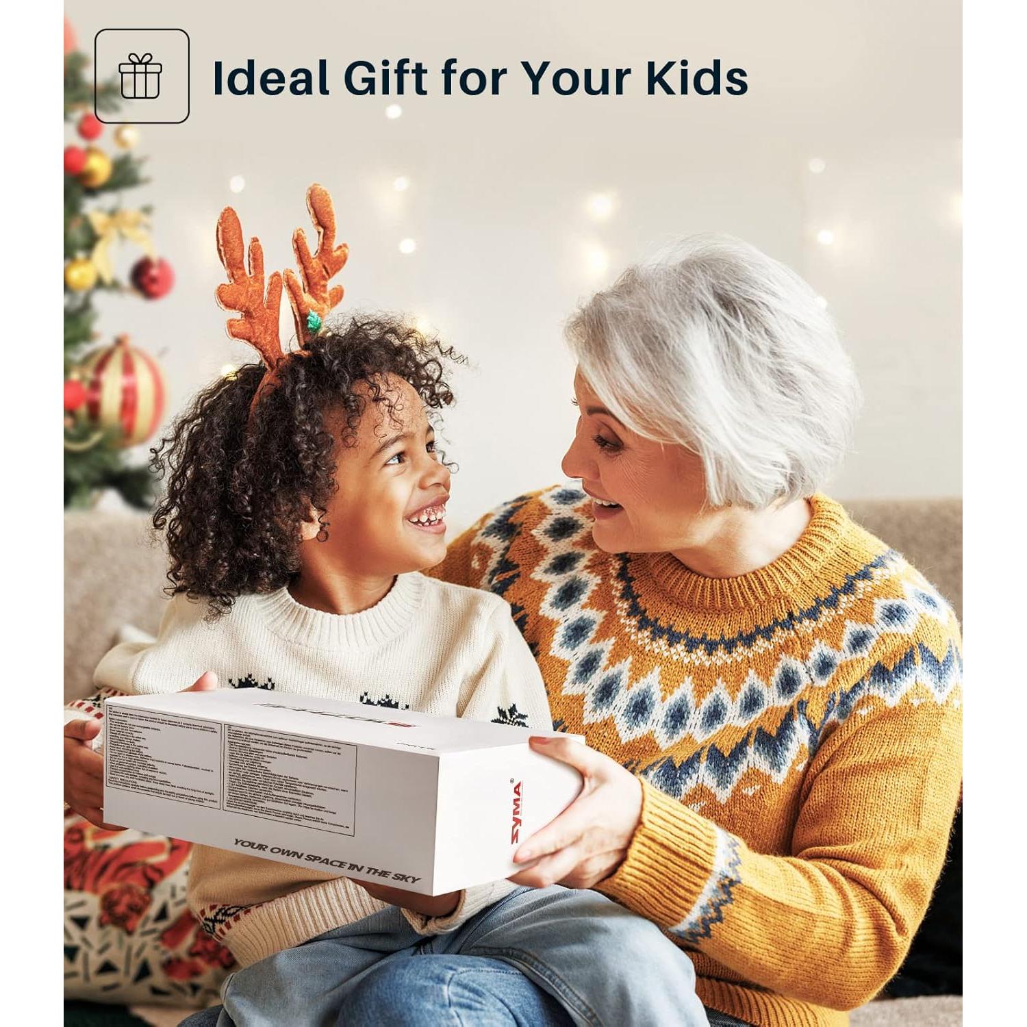 Helicóptero RC SYMA S107H con 2 Baterías y Mantenimiento de Altitud