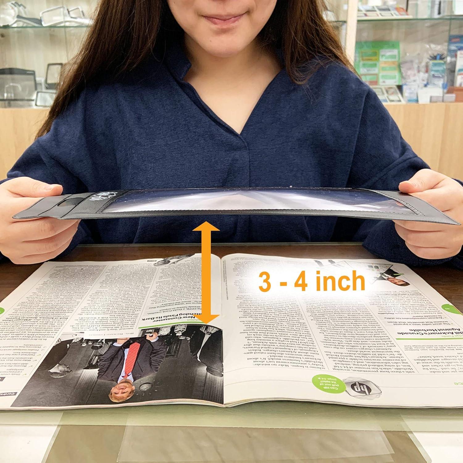 Lupa de Página Completa MAGDEPO 3x con Marco - 2 Piezas