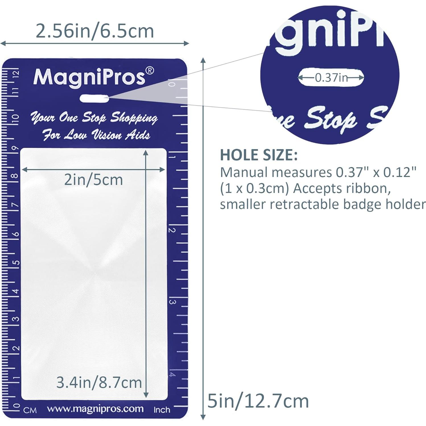 Lupa de Página Completa MAGDEPO 3x con Marco - 2 Piezas