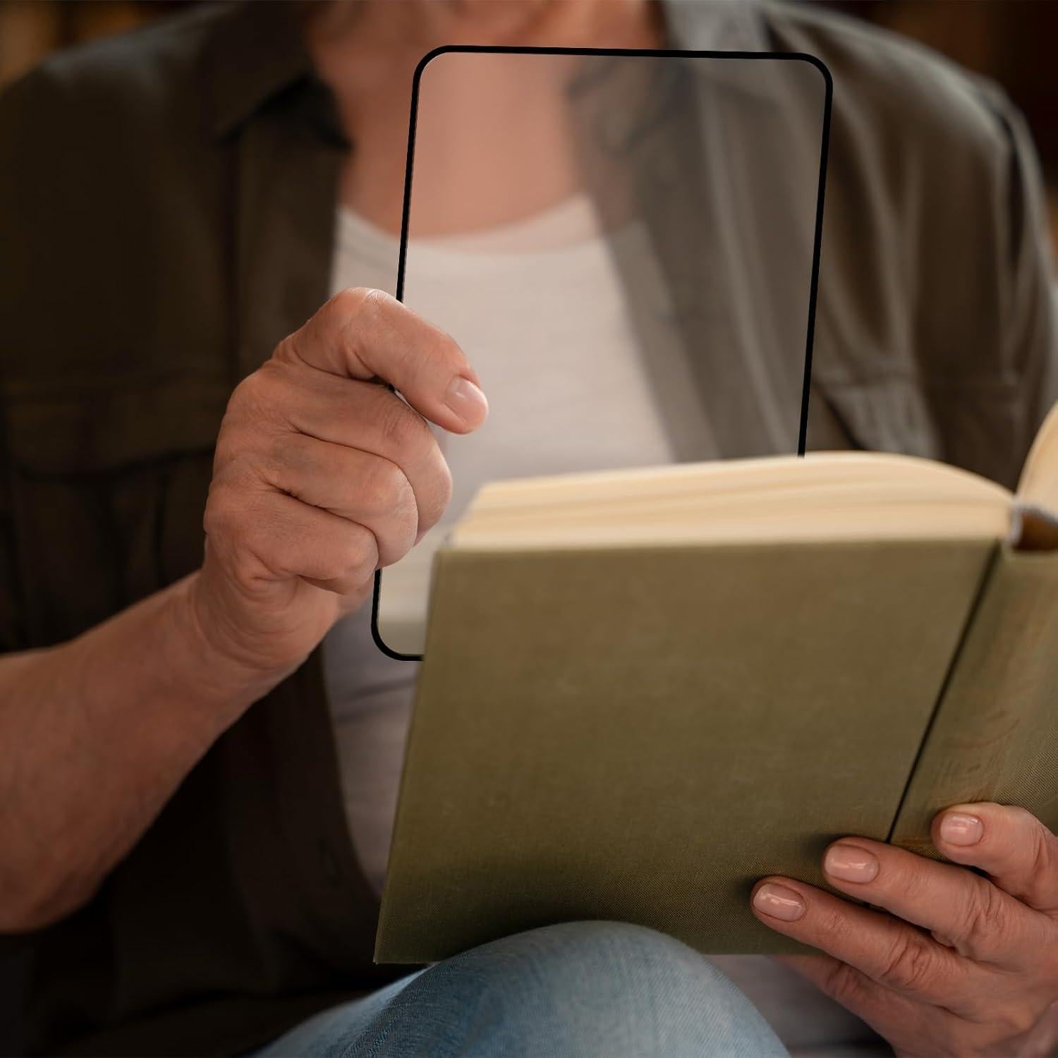 4 Lupas de Lectura TIESOME 3X 5X para Ancianos y Baja Visión