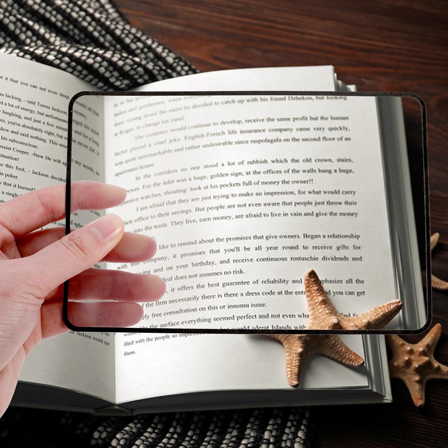 Hoja de Aumento 3X Thinp - Lupa Plástica 18x12cm para Lectura