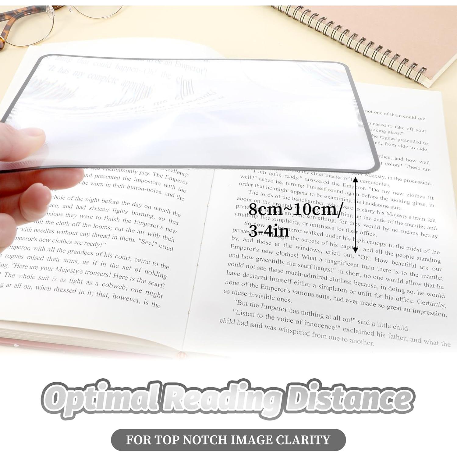 Hoja de Aumento 3X Thinp - Lupa Plástica 18x12cm para Lectura