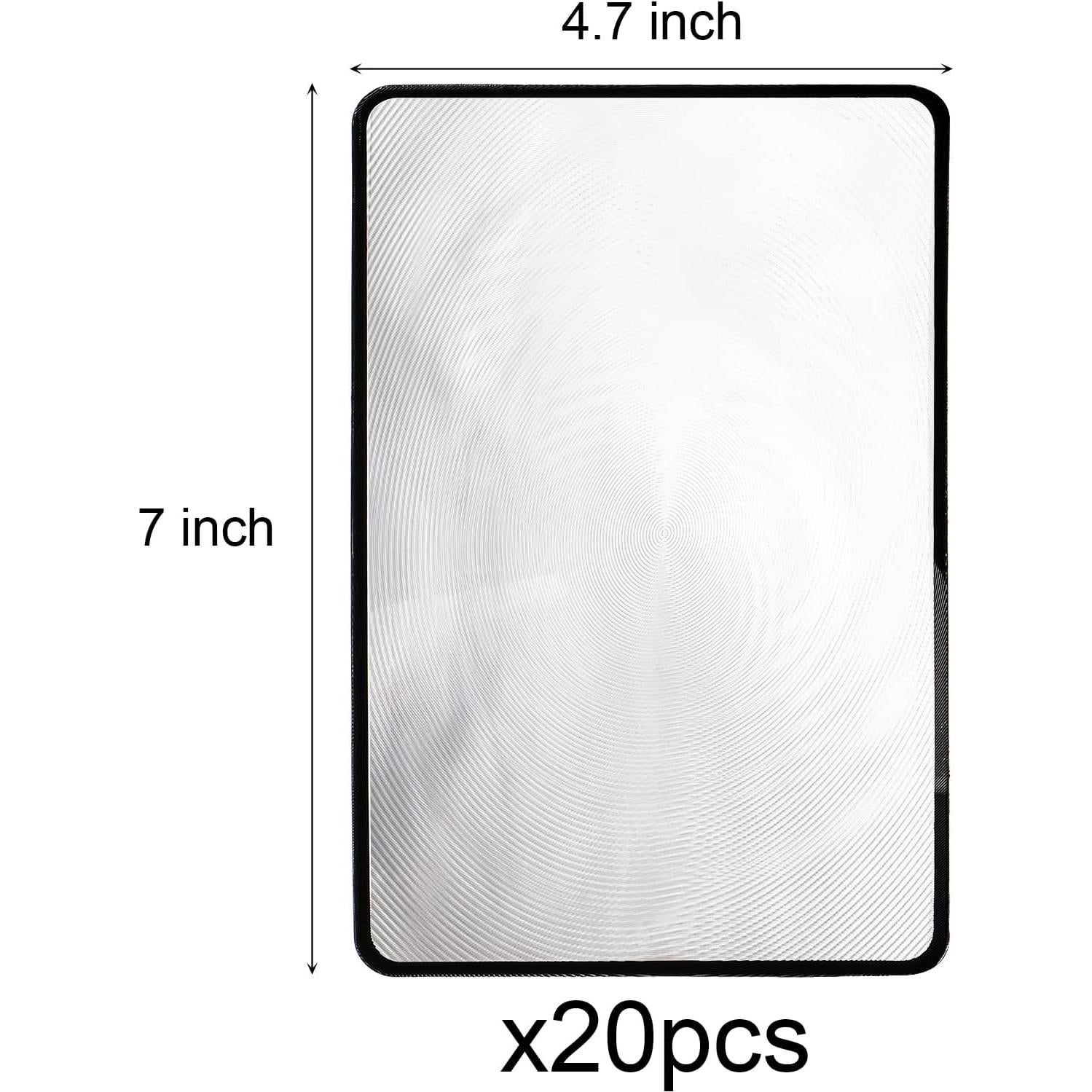 Lupas de Lectura Aumentadora 3X ZEAYEA - 20 Piezas 17.8x11.9 cm