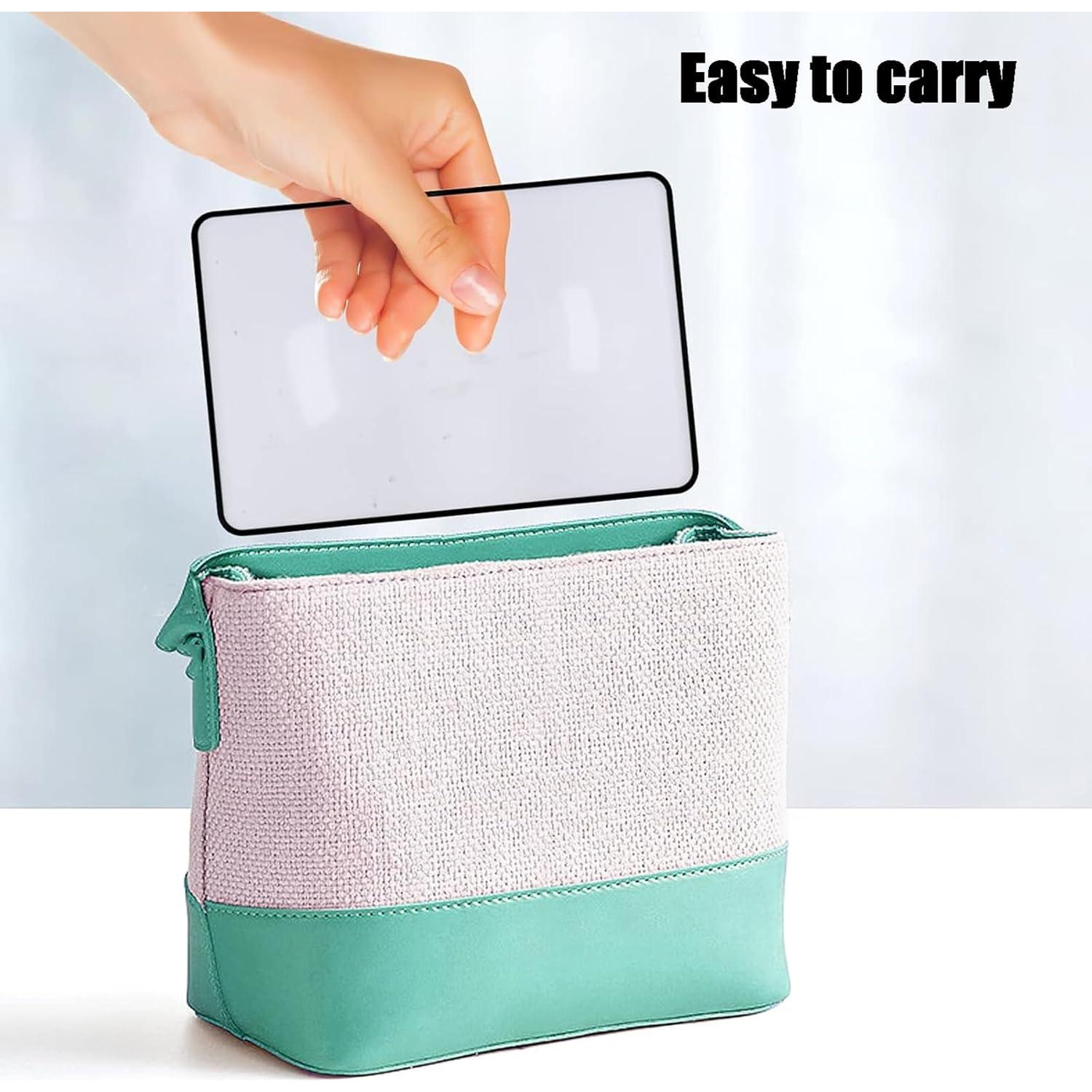 4 Lentes de Aumento 3X Maituifos PVC 18x12 cm para Lectura