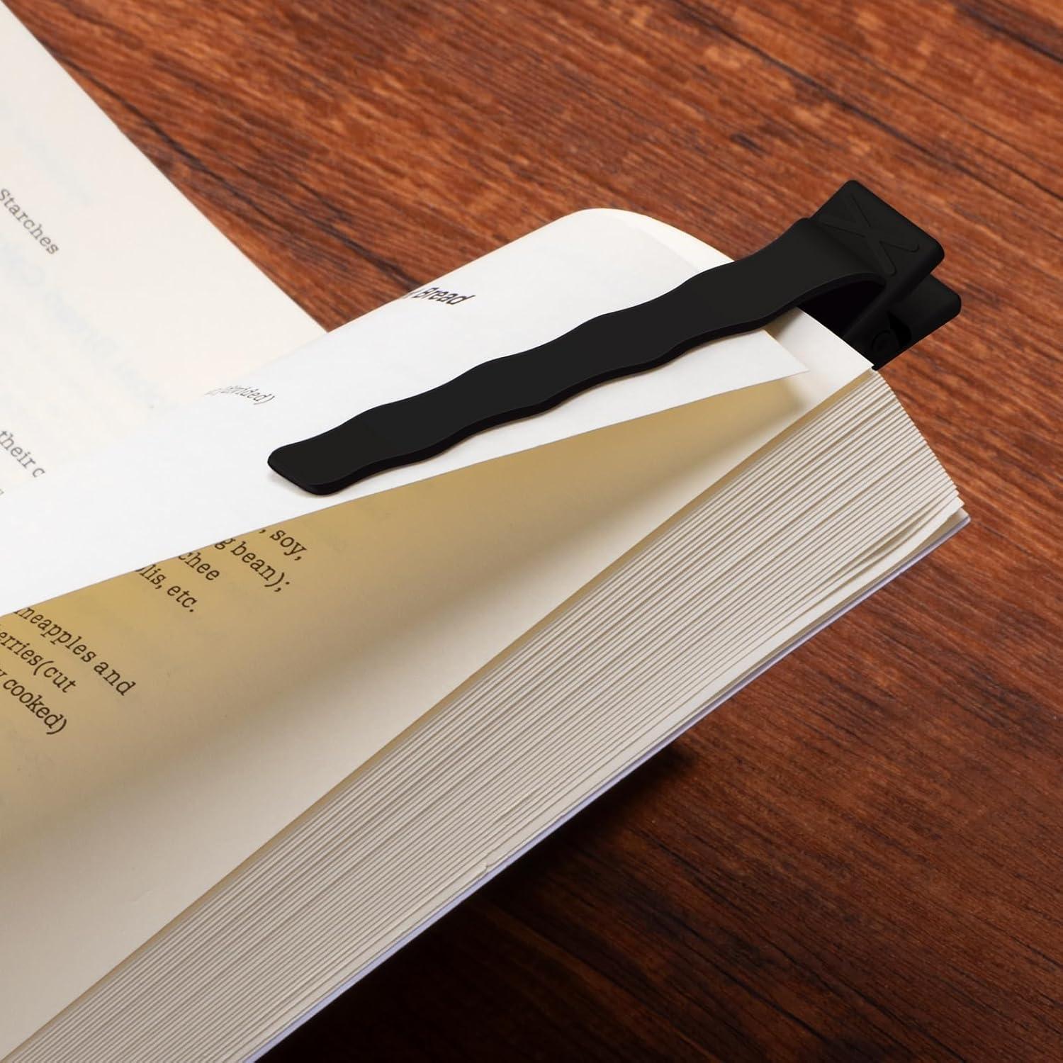 Marcadores de Libros Amberart, Paquete de 3 Clips de Silicona