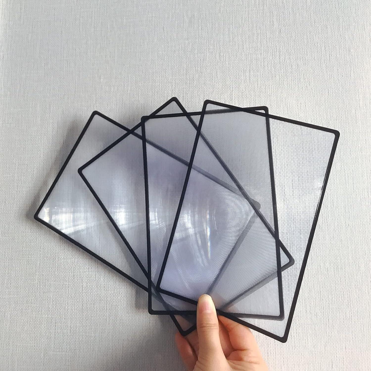 4 Lentes Aumentadores 3X HYMAOME para Lectura y Marcador