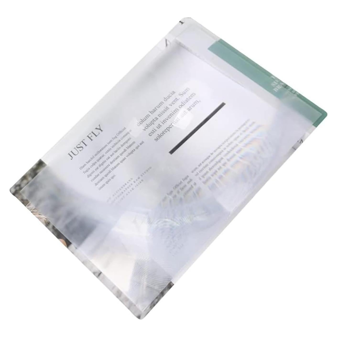 Lupa de Página Completa 3X Chargenyang A4 PVC 29.7x21cm