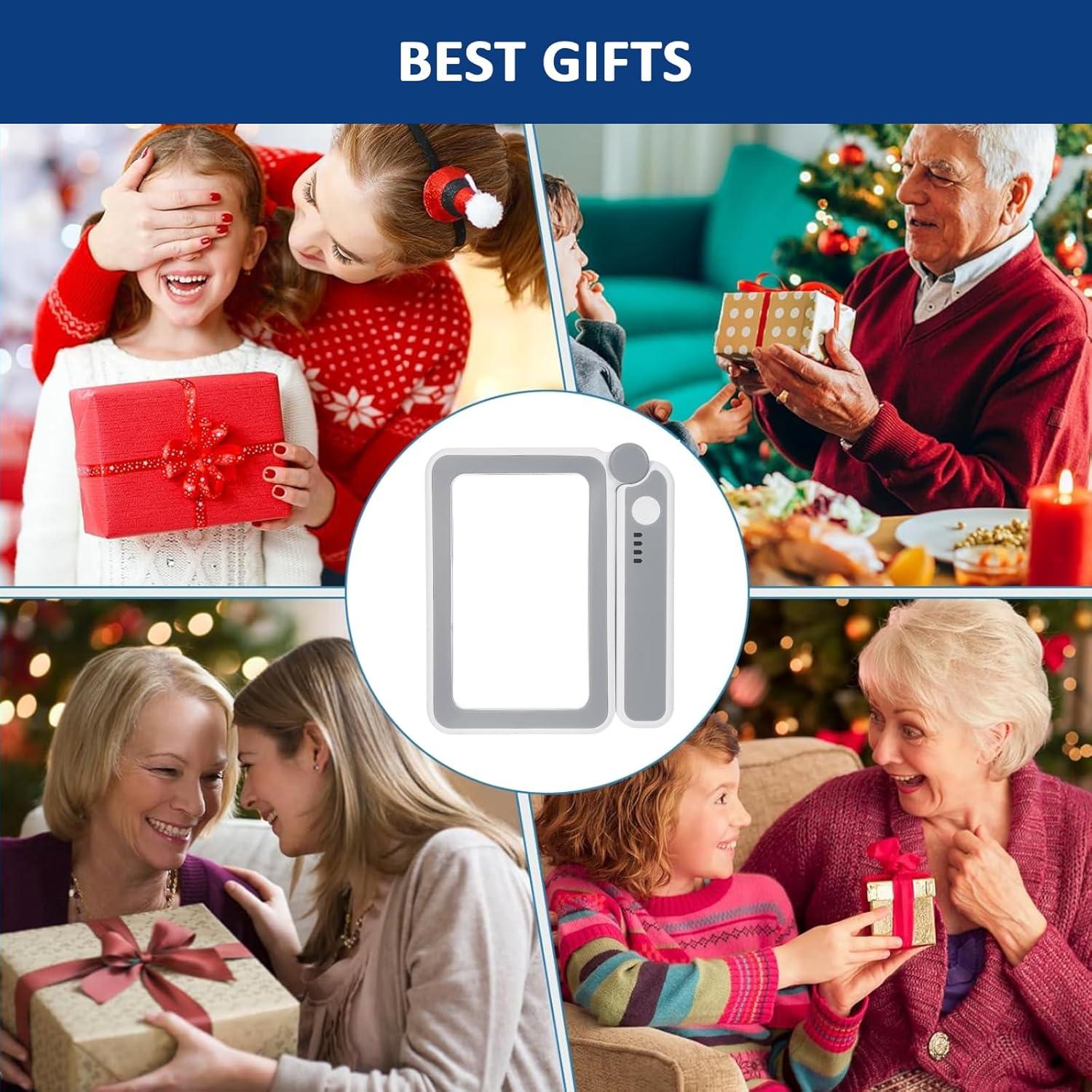 Lupa con Luz IIYL Recargable 4X para Lectura y Baja Visión