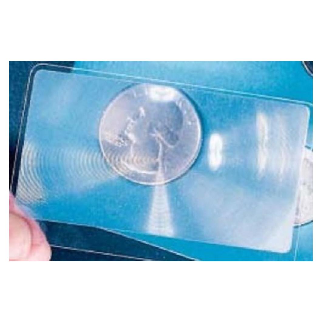 Lote de 10 Lentes de Aumento 3X OpticLens - 8.25x5.08 cm