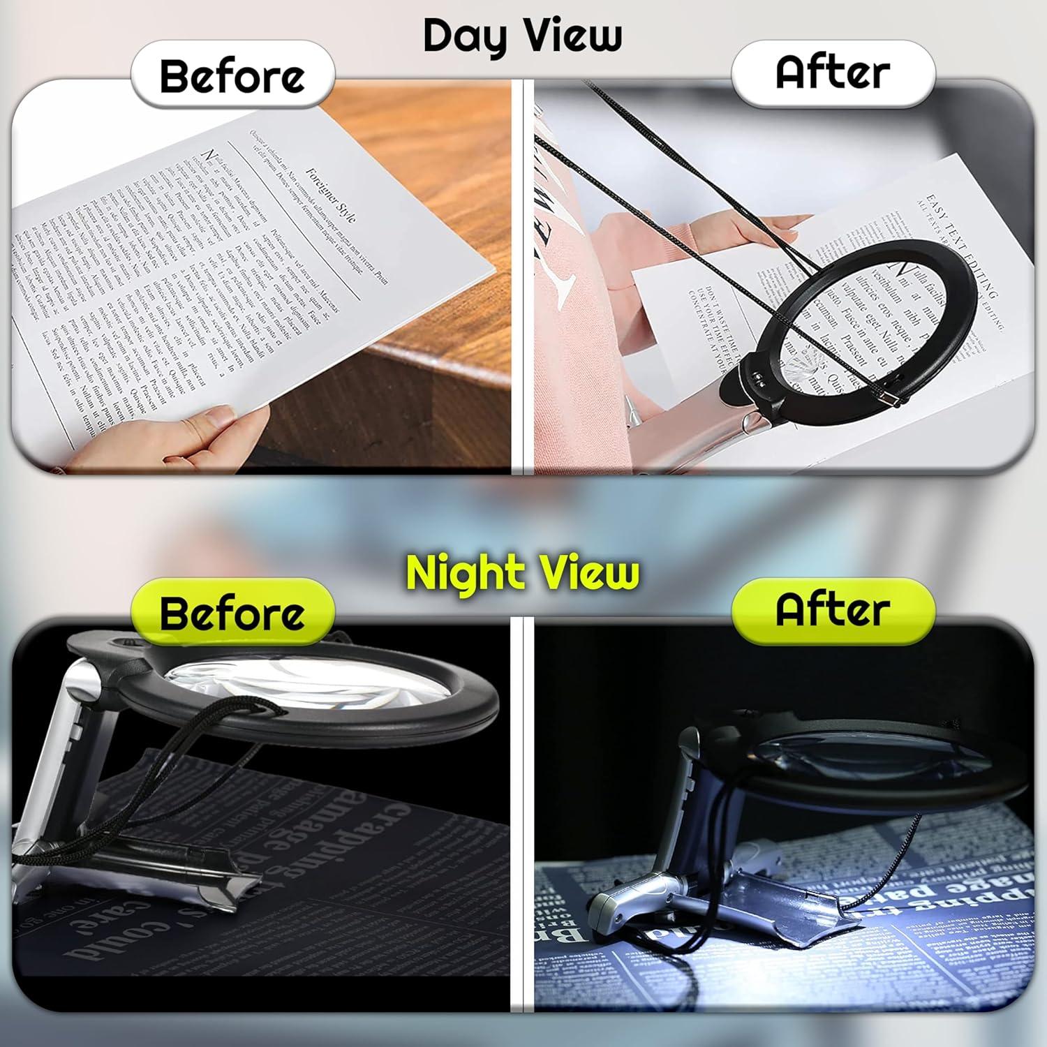 Lupa de Cuello ARSUK 2X y 6X con Soporte Ajustable