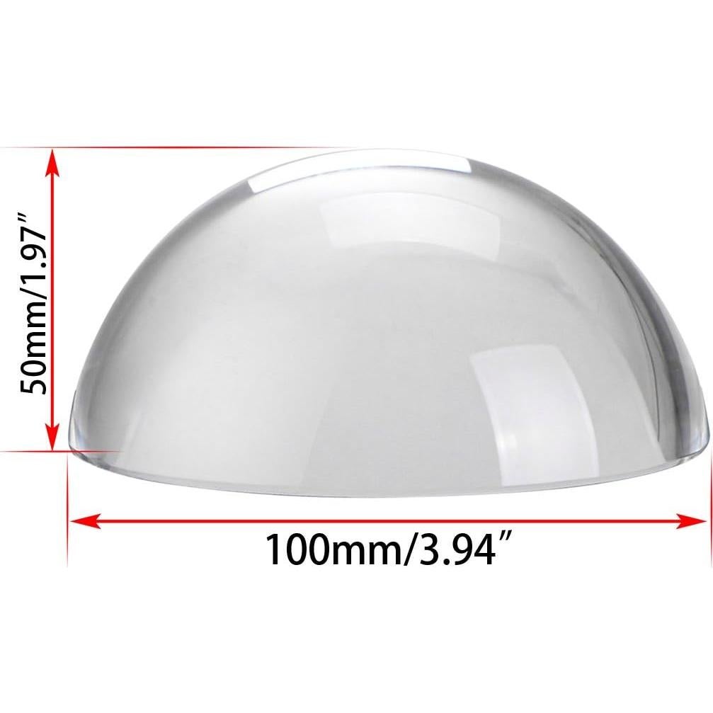 Lupa de Cristal OwnMy 100mm 1.8x para Lectura y Decoración