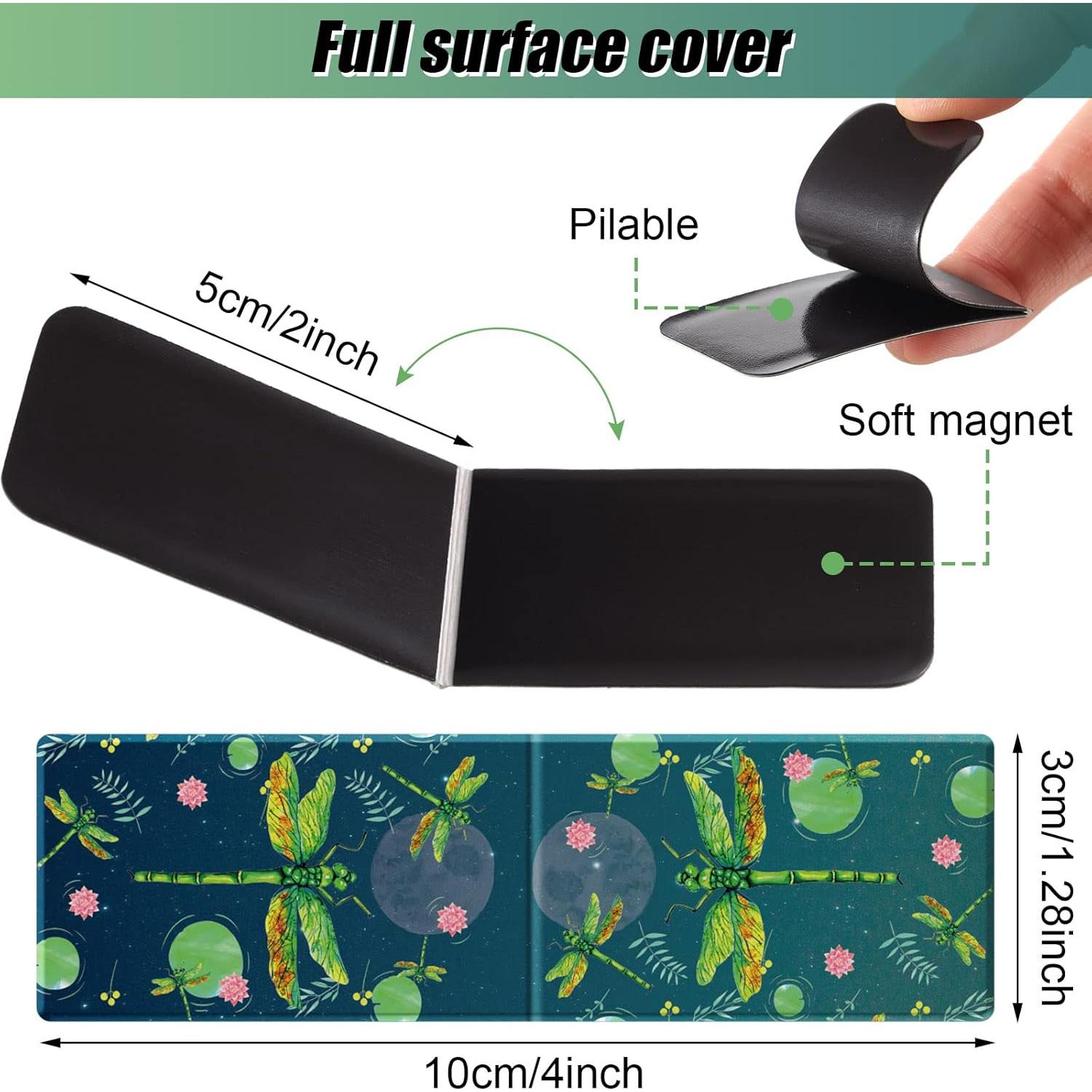 30 Marcadores de Página Magnéticos Nezyo Asortidos 10x3 cm