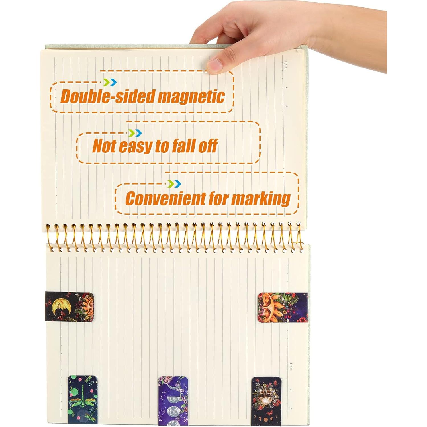 30 Marcadores de Página Magnéticos Nezyo Asortidos 10x3 cm