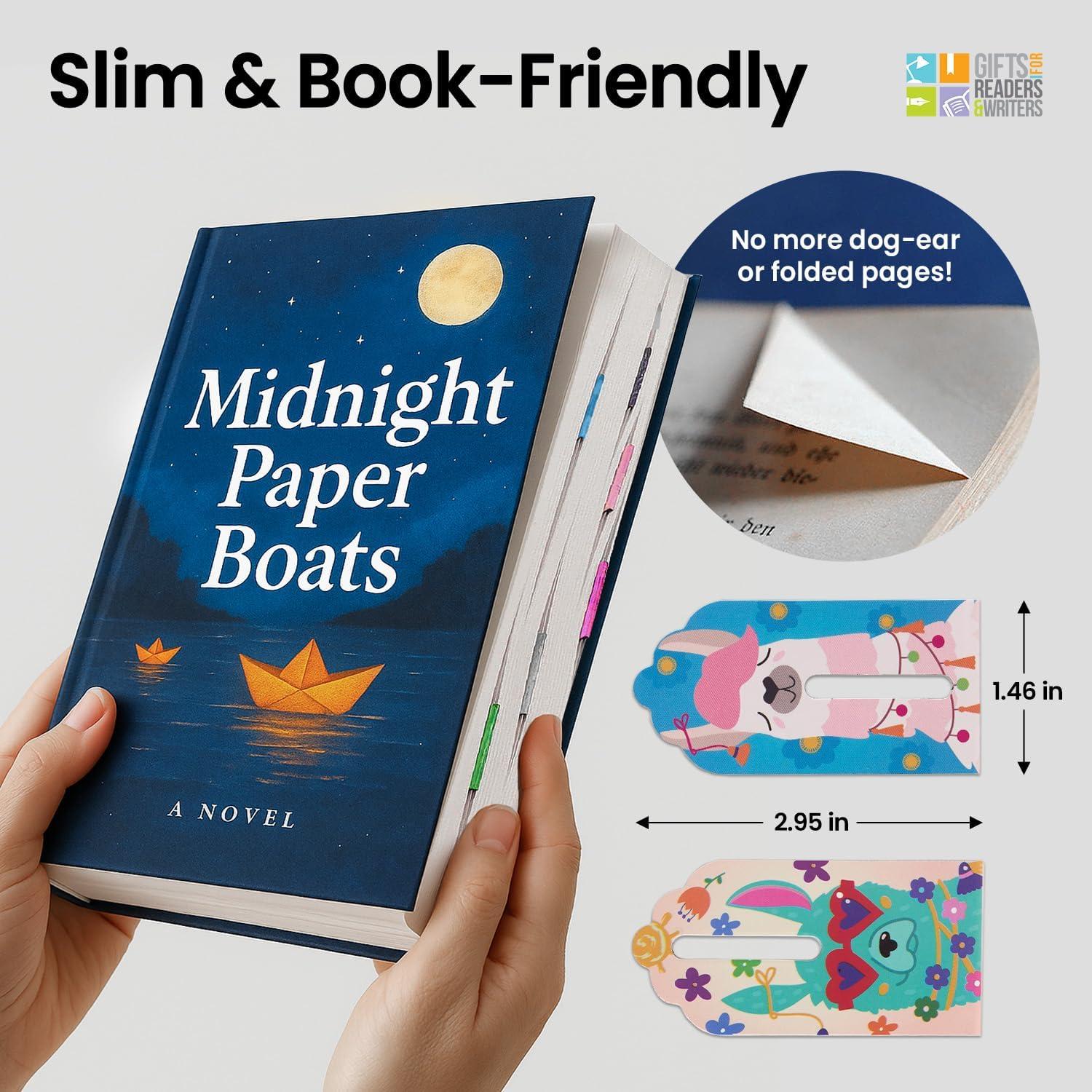 Marcador de Página Magnético Llama - Regalos para Lectores