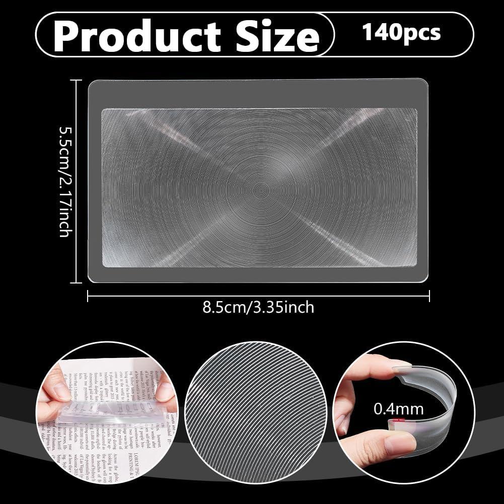 Lentes de Aumento Portátiles NBEADS 5X - 140 Pcs