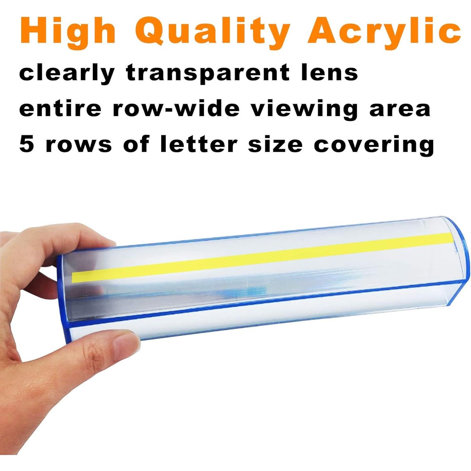 Lupa de Barra Elevada 3X MAGDEPO 20.32 cm para Baja Visión