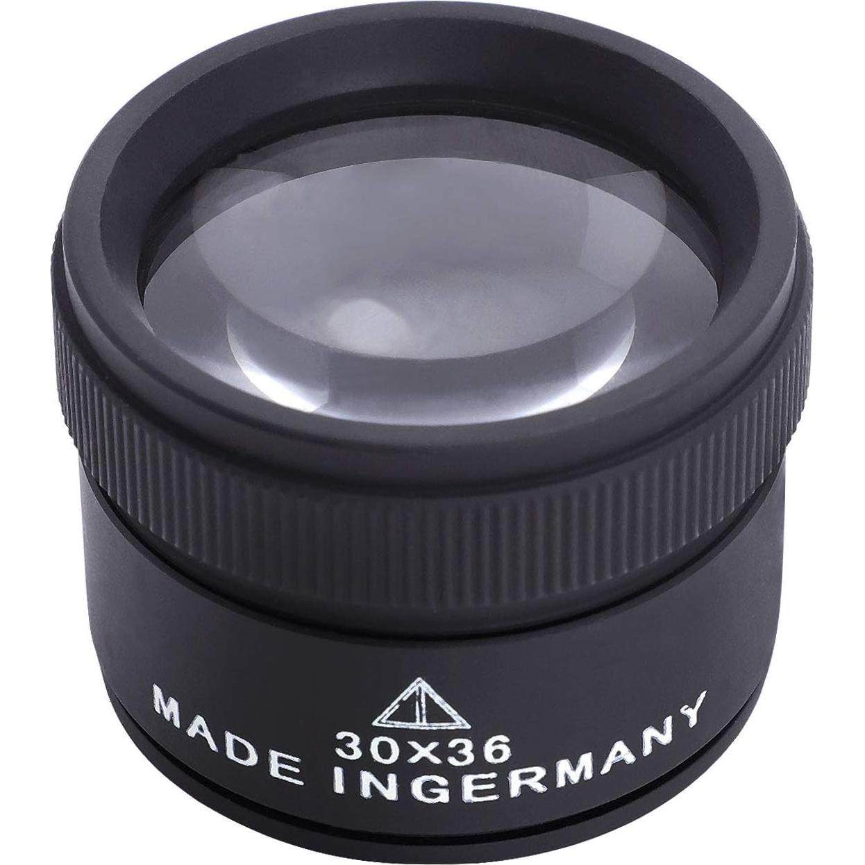 Lupa de Aumento 30X JIAHG Portátil para Joyería y Monedas