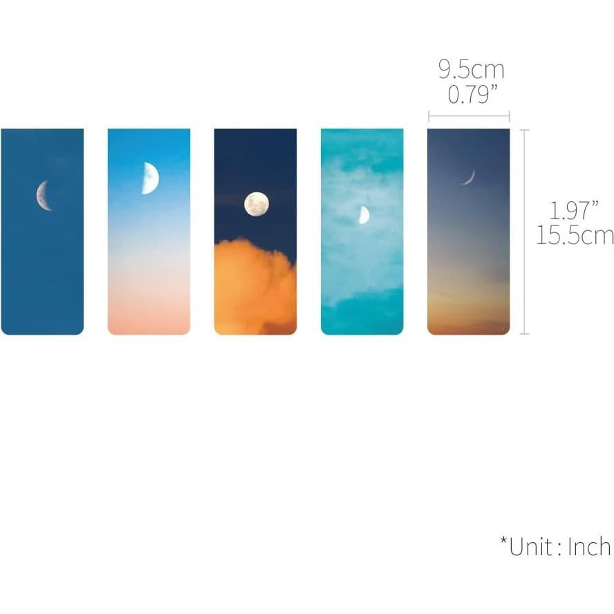 Marcadores Magnéticos Monolike Luna Ver.2, Set de 5 Unidades