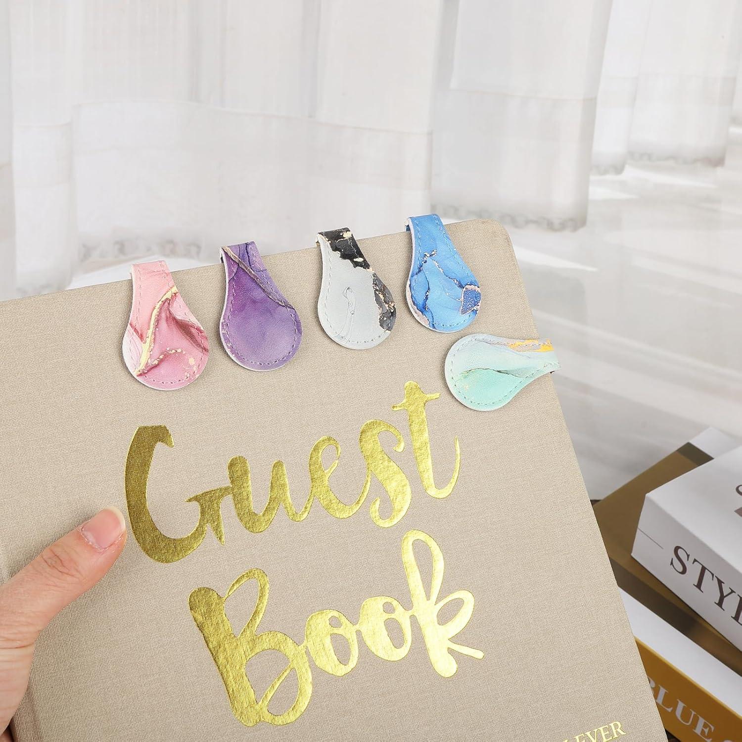 Set de 5 Marcadores Magnéticos de Cuero LMTNNB Multicolor