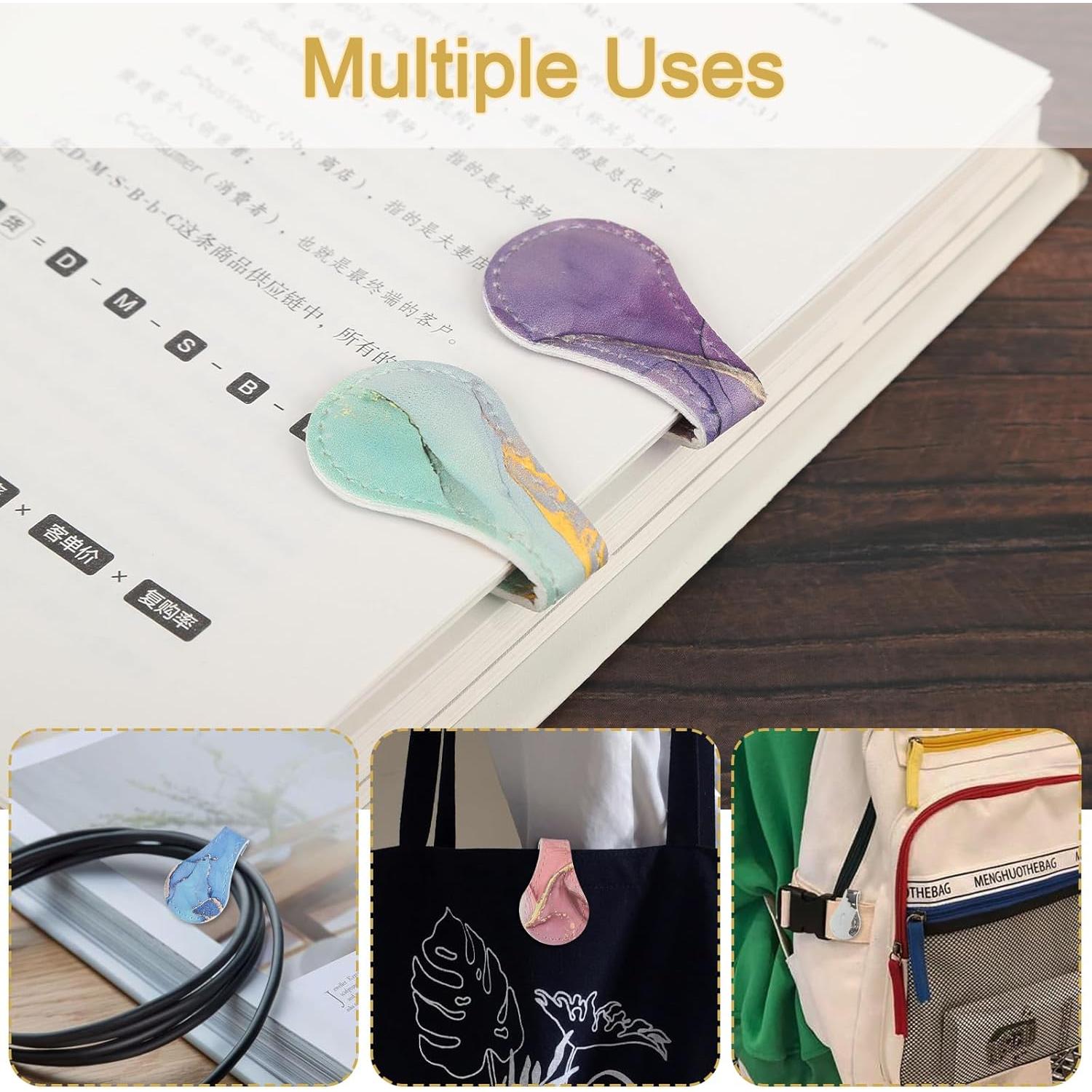 Set de 5 Marcadores Magnéticos de Cuero LMTNNB Multicolor