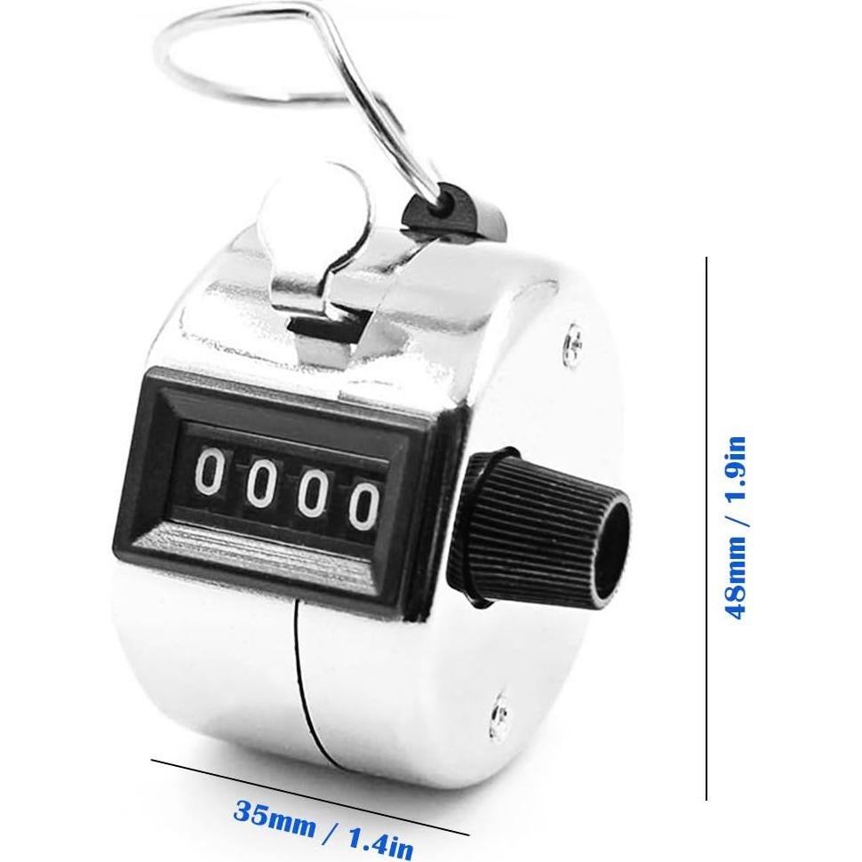 Contador de Mano Mecánico AFUNTA - Paquete de 6 Colores