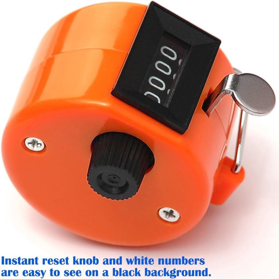 Contador de Mano Mecánico AFUNTA - Paquete de 6 Colores