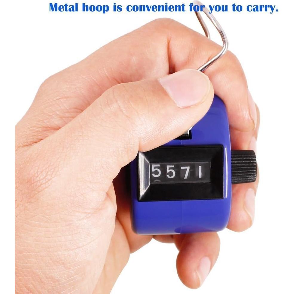 Contador de Mano Mecánico AFUNTA - Paquete de 6 Colores