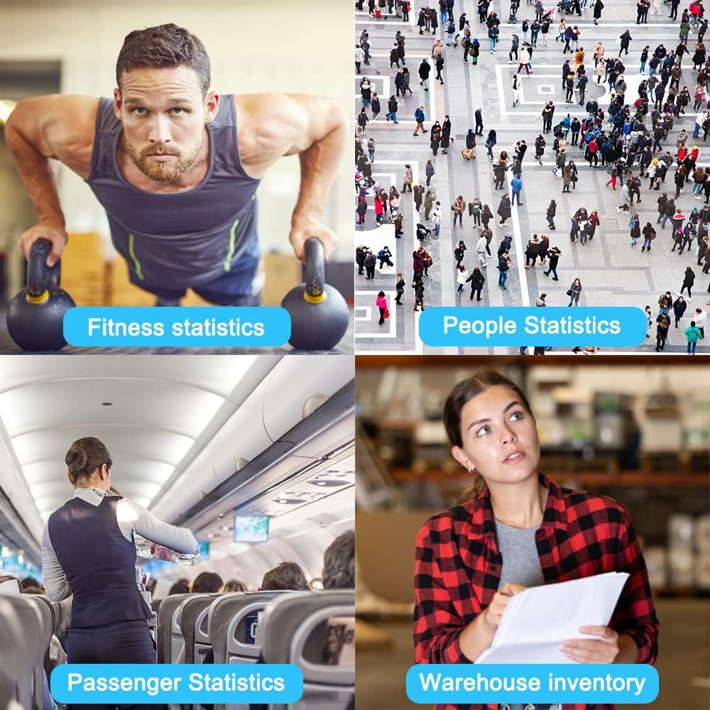 Contadores Electrónicos AFUNTA 6 Pcs: 2 Metal y 4 Digitales