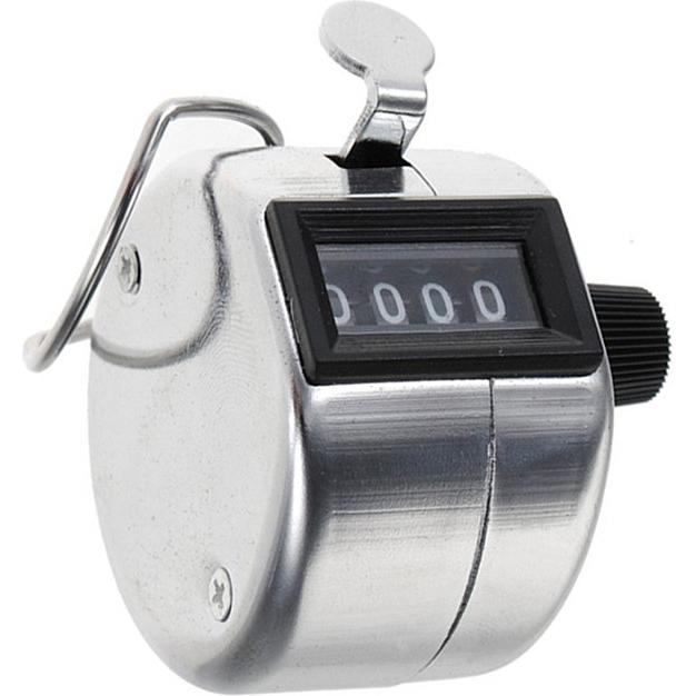 Contadores Manuales de Tally CNYMANY 4 Dígitos Metal 3 Paquetes