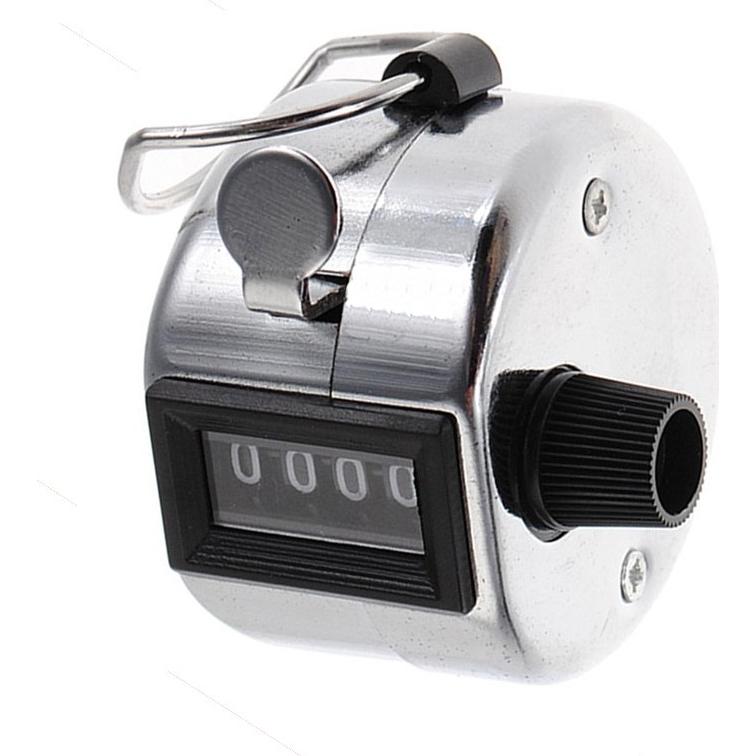 Contadores Manuales de Tally CNYMANY 4 Dígitos Metal 3 Paquetes