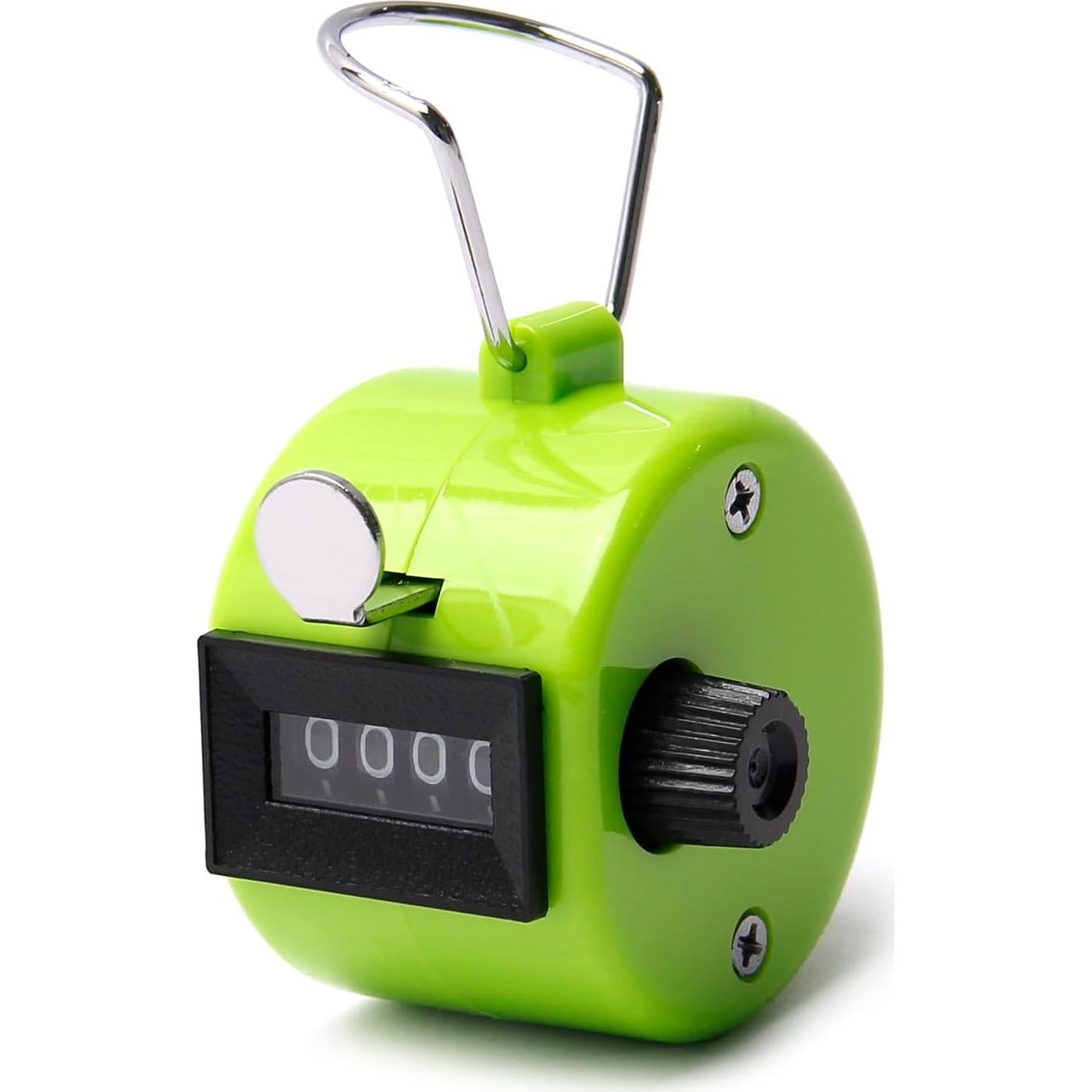 Contador de Mano Othmro Mecánico 4 Dígitos Verde