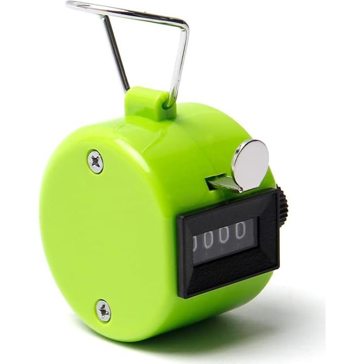 Contador de Mano Othmro Mecánico 4 Dígitos Verde
