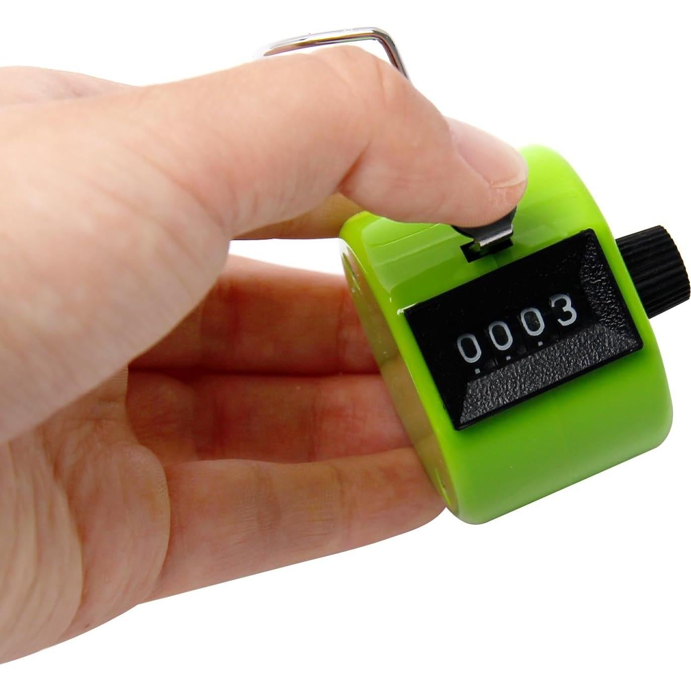 Contador de Mano Othmro Mecánico 4 Dígitos Verde