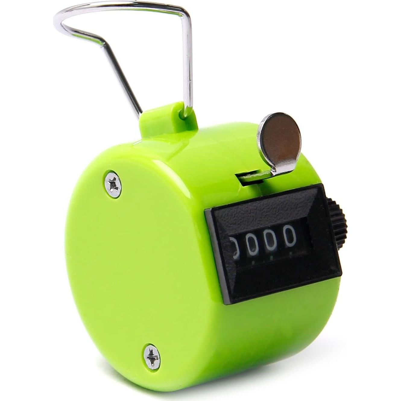 Contador de Mano Othmro Mecánico 4 Dígitos Verde