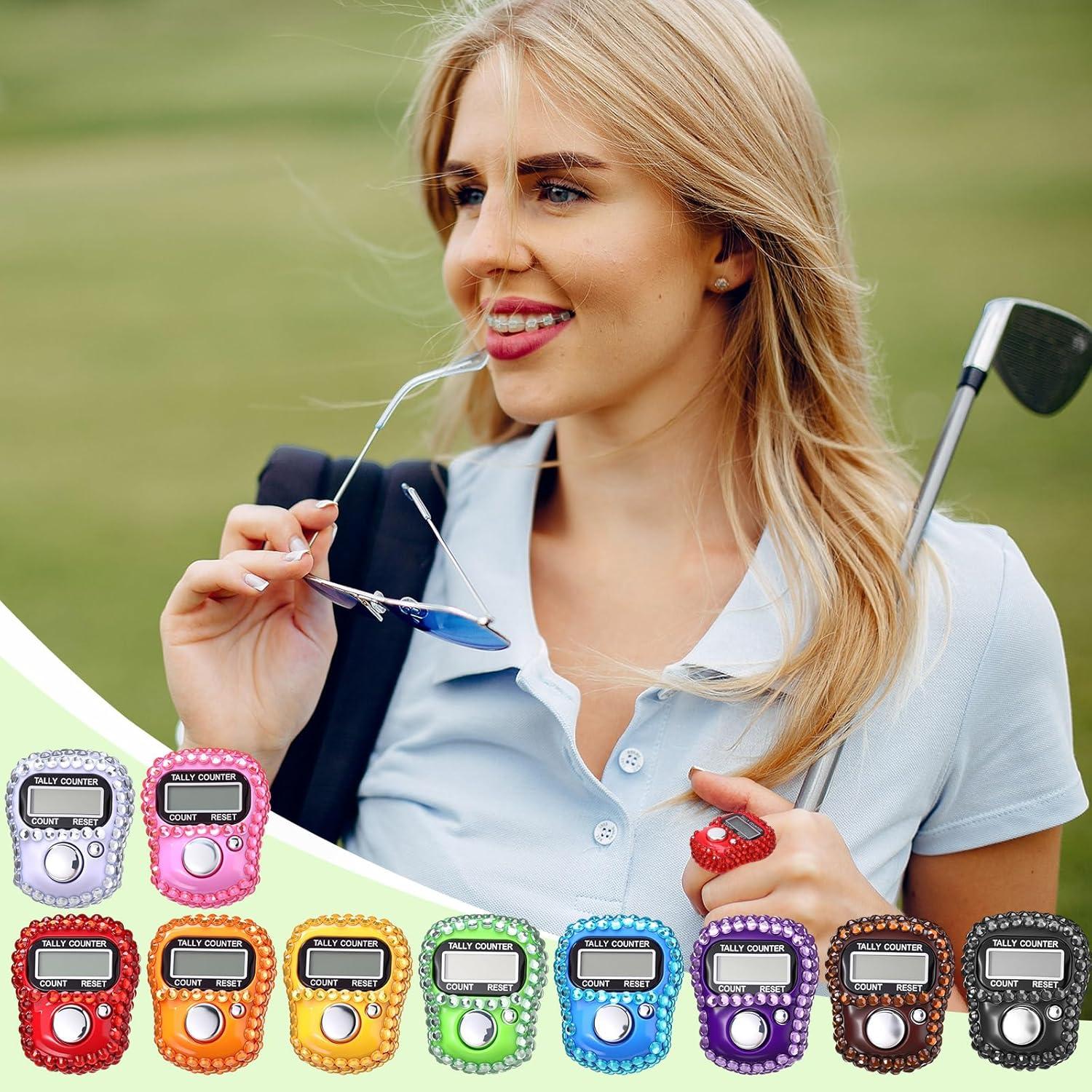 10 Contadores Electrónicos de Dedos Simgoing Multicolor