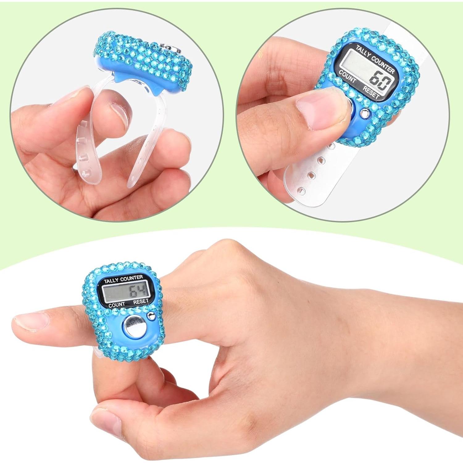 10 Contadores Electrónicos de Dedos Simgoing Multicolor