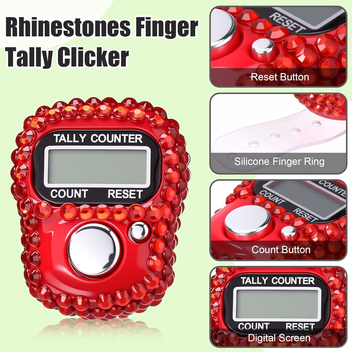 10 Contadores Electrónicos de Dedos Simgoing Multicolor