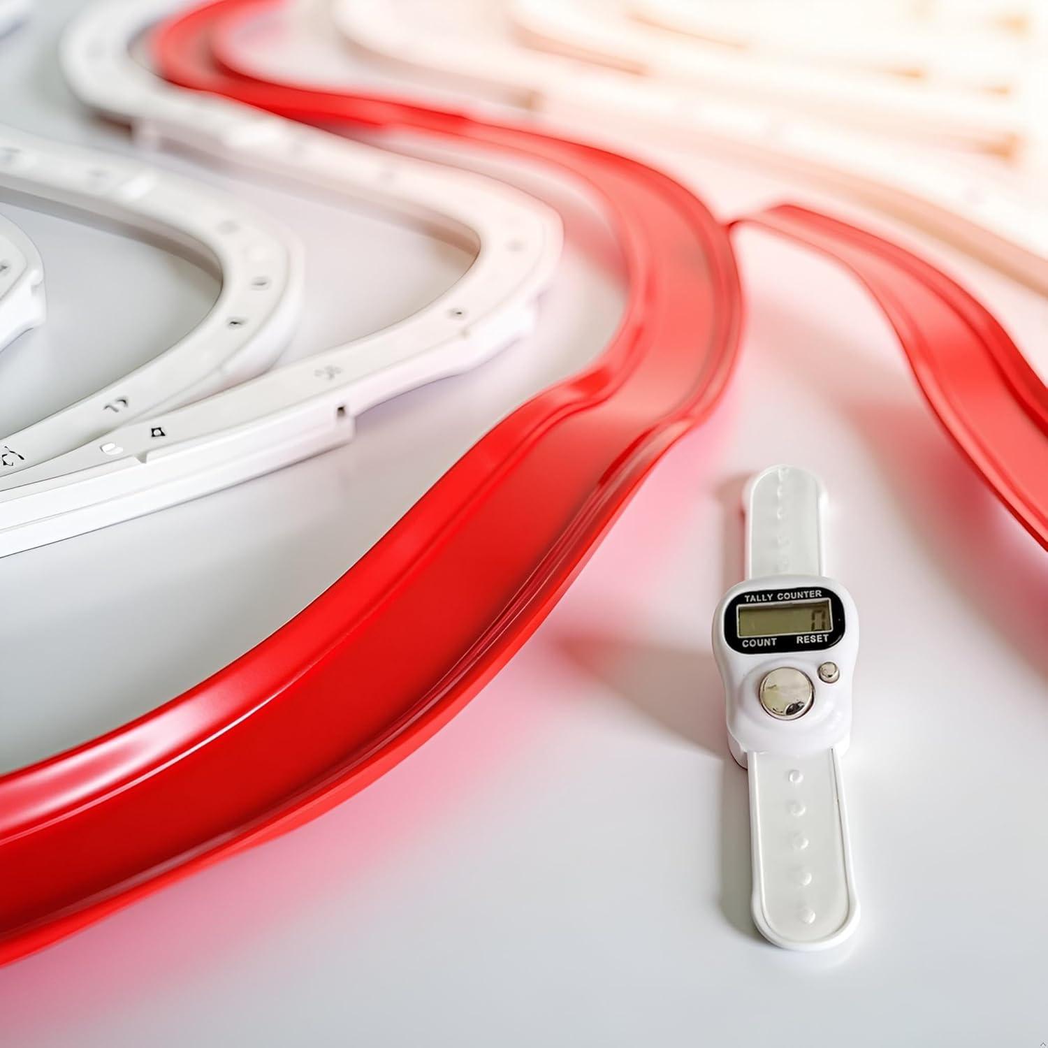 Contador Digital LED Tustao 1 para Tally de Dedo y Atletismo