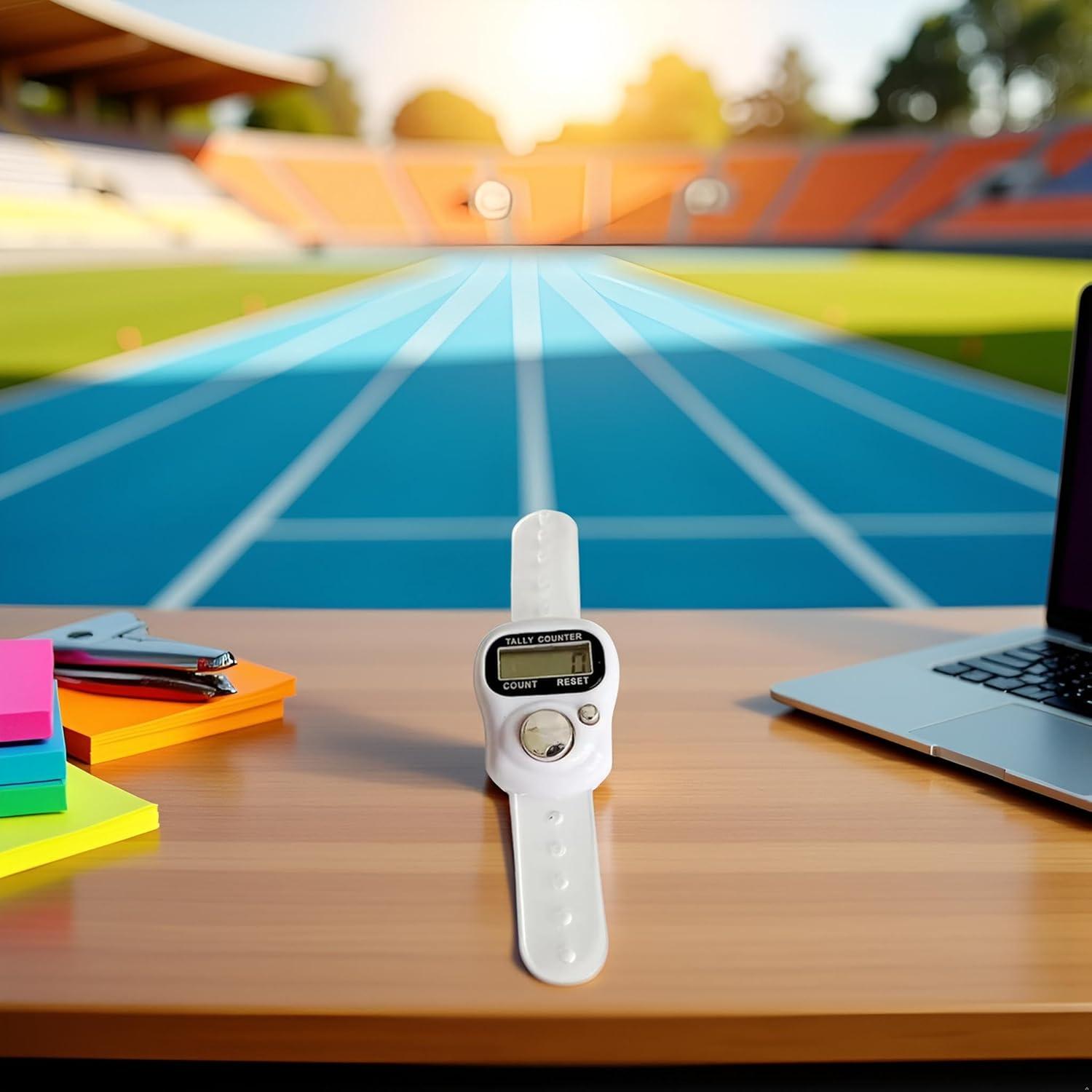 Contador Digital LED Tustao 1 para Tally de Dedo y Atletismo