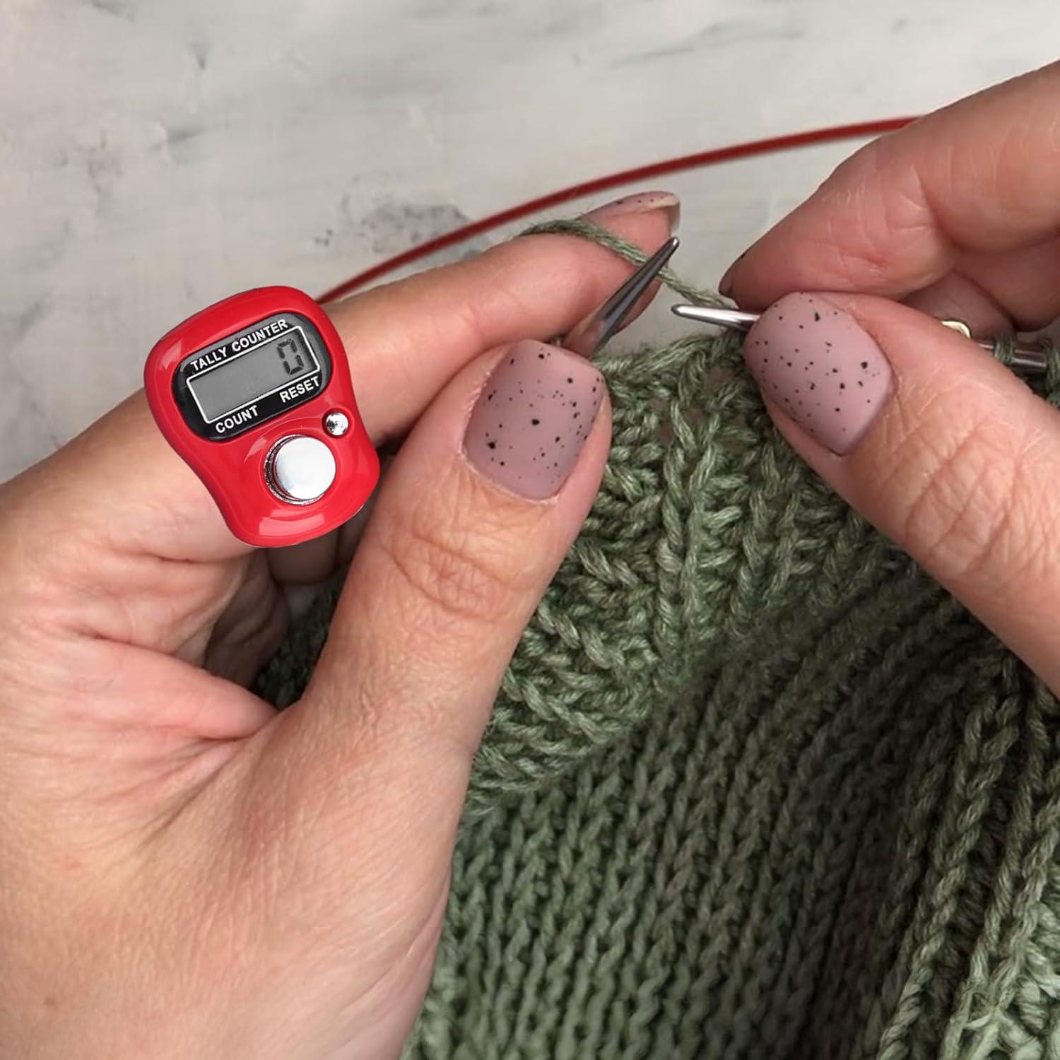 Juego de 7 Contadores de Dedos Olikraft - Digital y Portátil