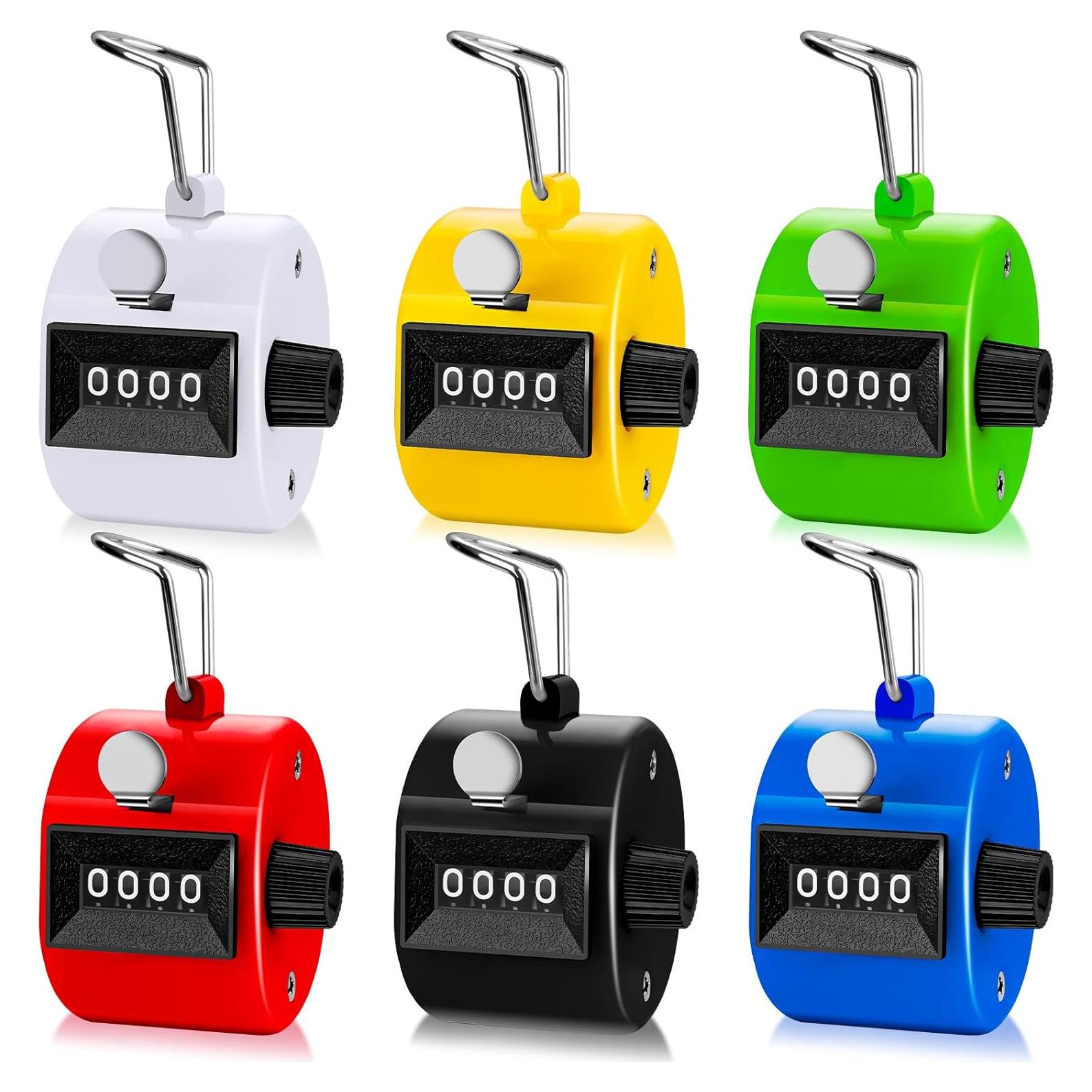 Contador Manual Mecánico ALDMIO 4 Dígitos - 6 Piezas