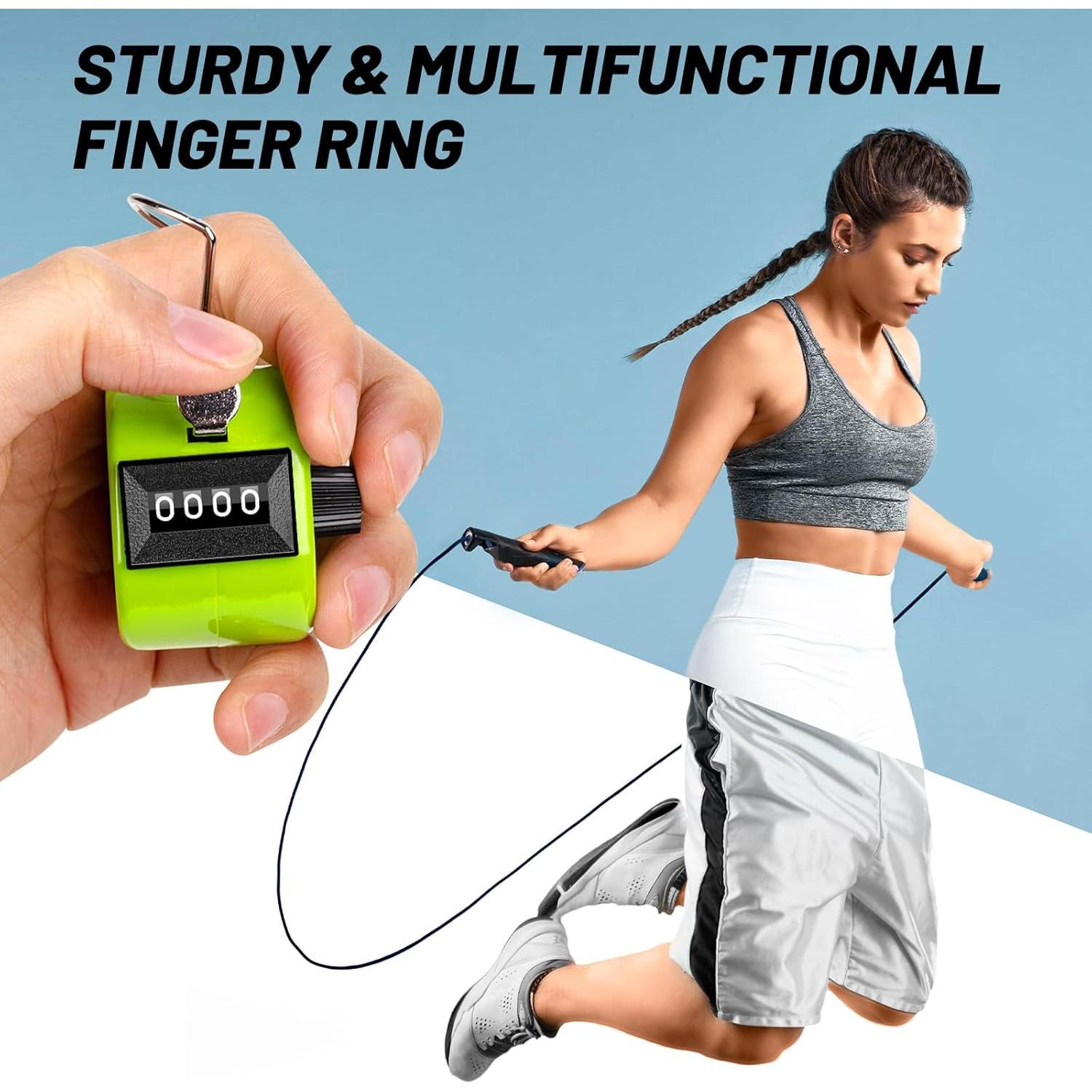 Contador Manual Mecánico ALDMIO 4 Dígitos - 6 Piezas