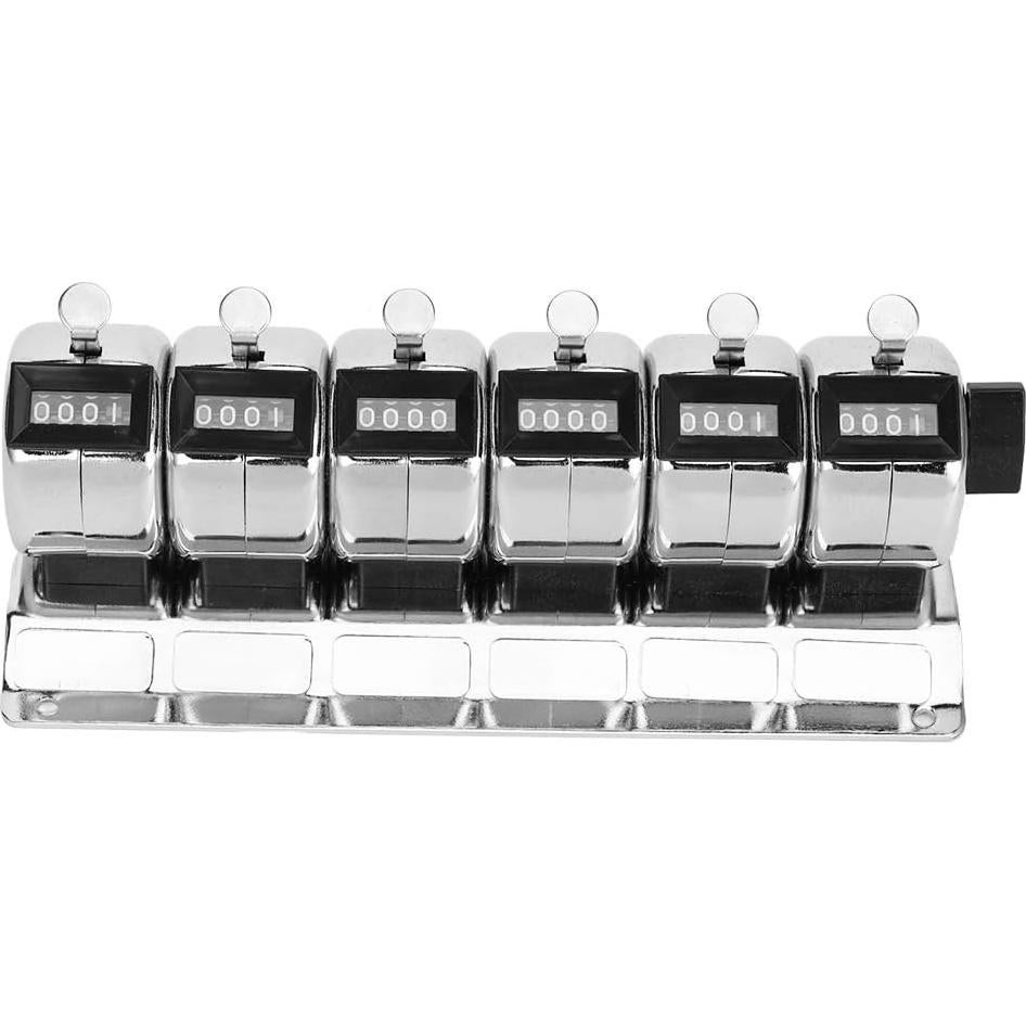 Contador Manual Mecánico YWBL-WH 4 Dígitos 9999 Acero Inoxidable