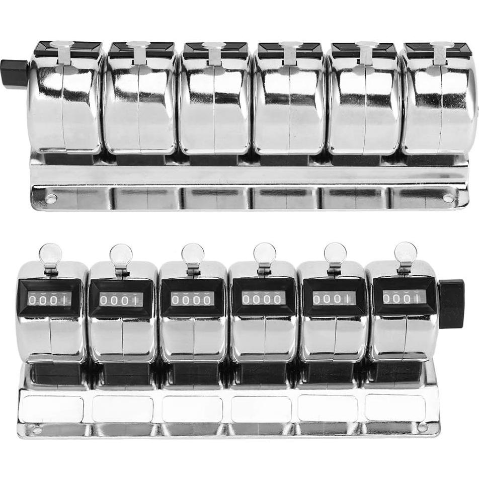 Contador Manual Mecánico YWBL-WH 4 Dígitos 9999 Acero Inoxidable