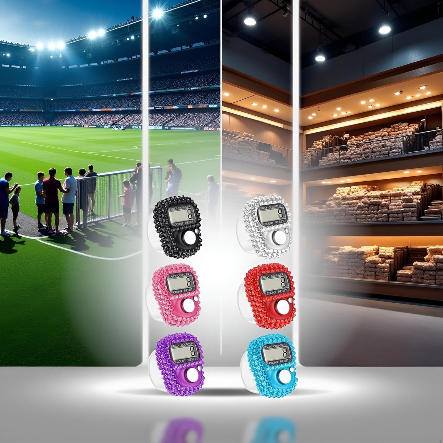 Contador de Dedos Electrónico ZhangyiHot 6 Pcs 5 Dígitos