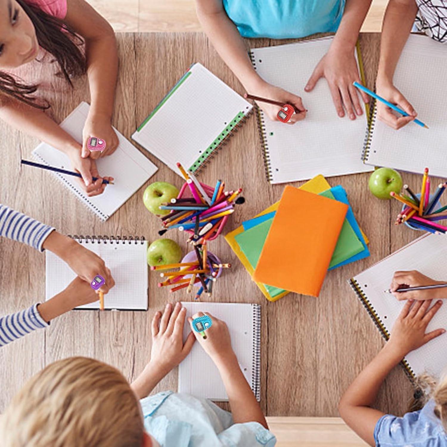 Contador Electrónico de Dedo Fansoftiks Azul Portátil